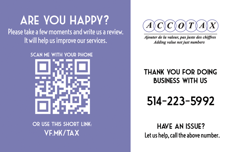 Review Card Sample