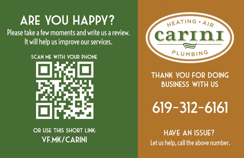 Google Review Business Card clean with Google review QR Code